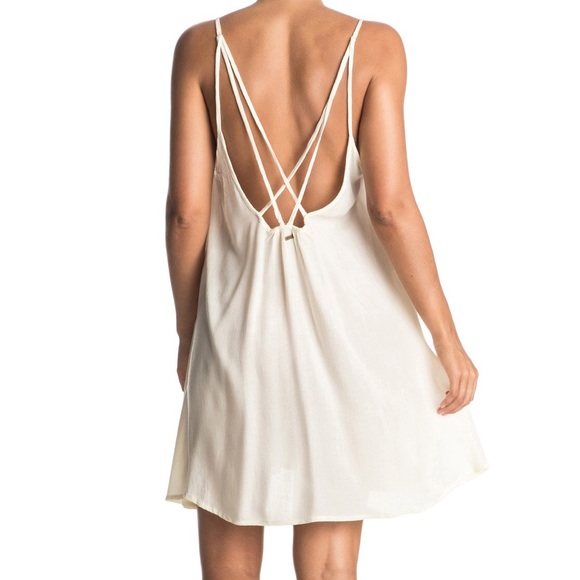 Roxy Dresses & Skirts - NWT Strappy Summer Dress Caged Lace Up Tank Dress